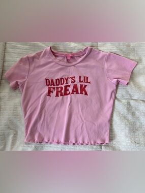 Sugar Thrillz Pink Crewneck Tee